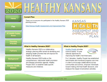 Tablet Screenshot of healthykansans2020.org